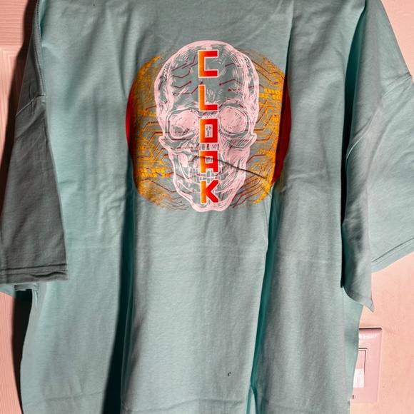 Cloak T-Shirt - 2XL - Light Blue/Turquoise - Picture 2 of 4